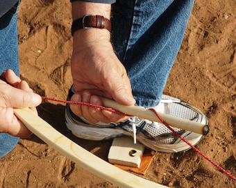 Handmade Hardwood Bow Drill | Primitive Fire Starter Tool