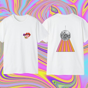 Trippy Mushroom Party Tee for Raves and Festivals - Unisex Graphic Shirt