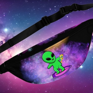 Riñonera para festivales, riñonera para fiestas, bolso bandolera, bolsa unisex para hombres y mujeres de Cosmic Alien