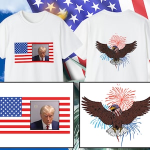 Donald J. Trump Mugshot Shirt | President Trump Tshirt Mugshot |  U.S 45th President Shirt | Political  Tee | Limited Edition Unisex Shirt