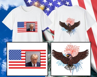 Donald J. Trump Mugshot Shirt | President Trump Tshirt Mugshot |  U.S 45th President Shirt | Political  Tee | Limited Edition Unisex Shirt