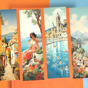 PRINTABLE Bookmarks - Beautiful View - Romantic Italy-Inspired