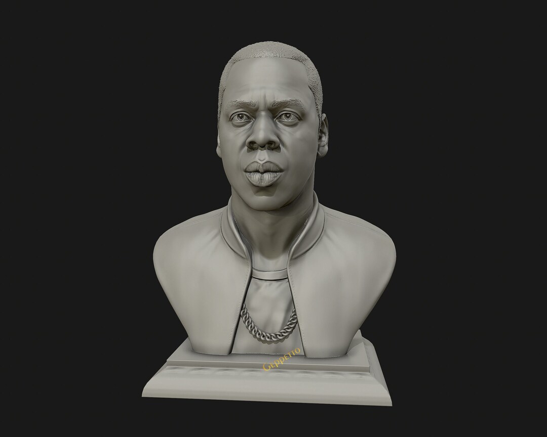 Jay Z Bust Sculpture, Famous Rapper,musician and Icon Statue - Etsy