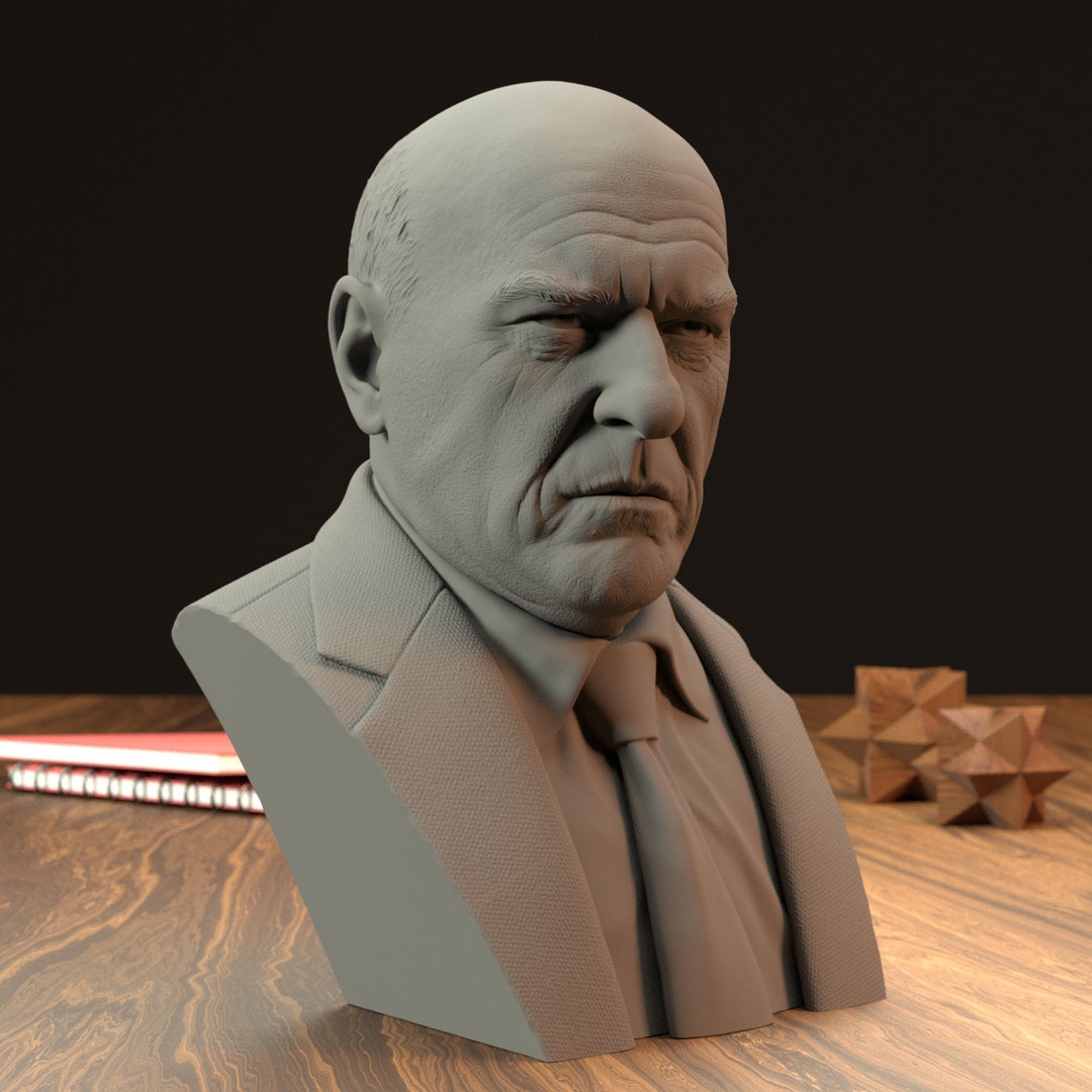 Archivo STL Cartoon hank schrader - Breaking Bad 👾 (3MF)·Plan de impresión en 3D para descargar