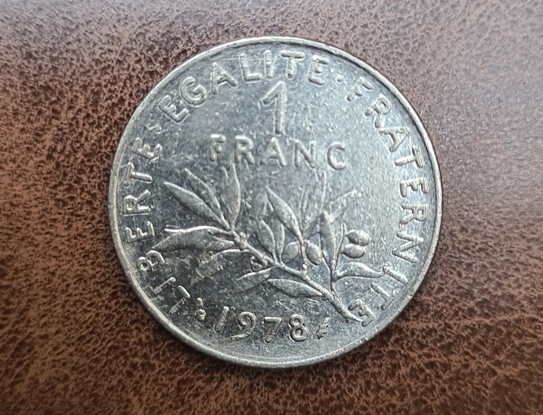 France 1 Franc 1978 Etsy