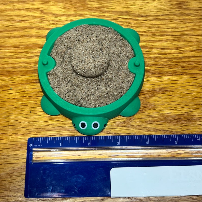 Mini Turtle Sandbox Zen Garden Sand or Real Sand, Mini Tools