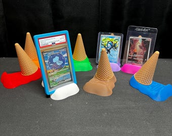 Ice Cream Card Stand – Display for Graded & Raw TCG Cards