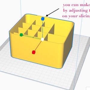 Organiseurs numériques de colorants alimentaires en gel Fichier STL pour impression 3D image 6