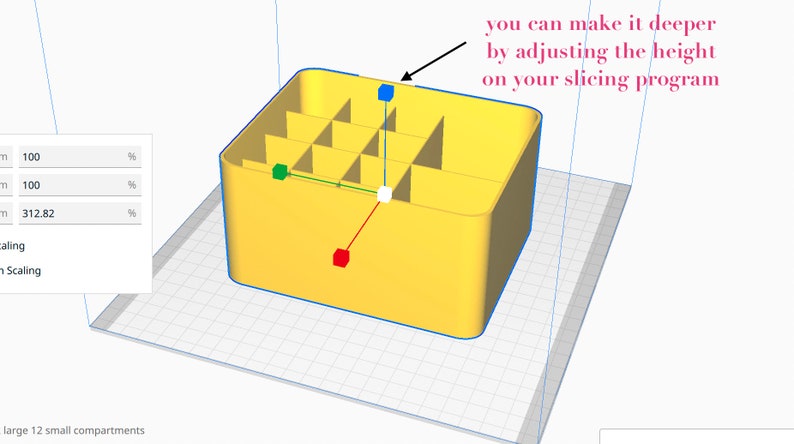 Organiseurs numériques de colorants alimentaires en gel Fichier STL pour impression 3D image 6