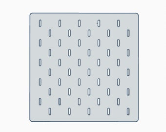 Digital- Peg Board - Digitale STL-Datei für den 3D-Druck