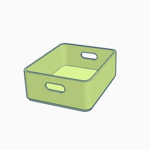 Cyfrowy - 2" Organizer składany z pokrywką - Plik STL do druku 3D