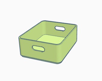 Digital- 2" Stackable Organizer with Lid - STL File for 3D Printing