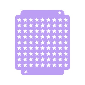 Digital- Star Sprinkle Stencil (3 Sizes)- Digital Download- STL File for 3D Printing