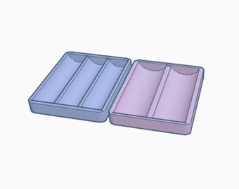 Digital- Glitter/Pigment Organizers (2 Sizes) - STL File for 3D Printing