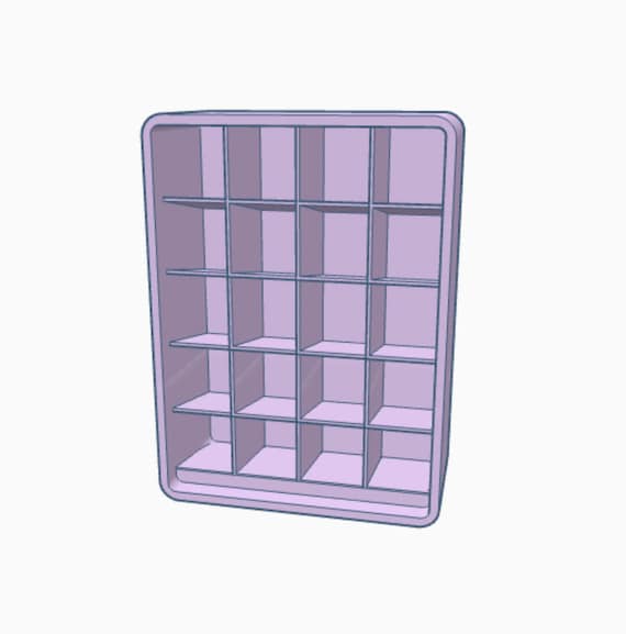 Digital- Standing Gel Food Color Organizers (2 Sizes) - Digital Download - STL File for 3D Printing