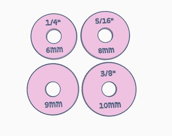 Digital- Rolling Pin Ring Guide Set- Digital Download- STL File for 3D Printing