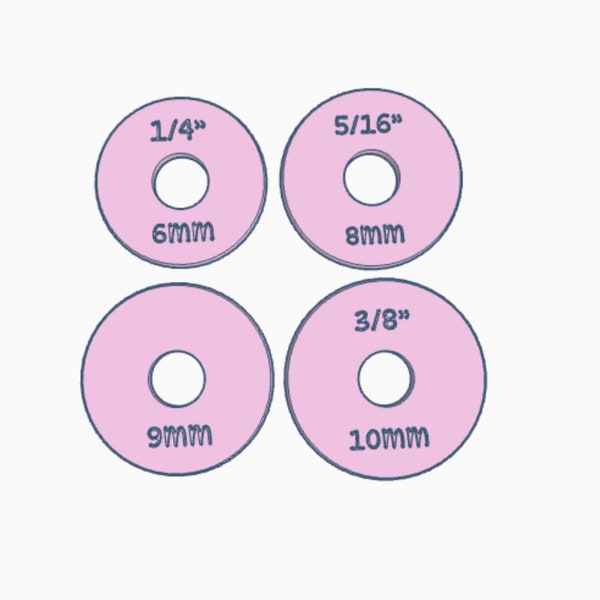 Numérique- Rolling Pin Ring Guide Set- Téléchargement numérique- Fichier STL pour l’impression 3D