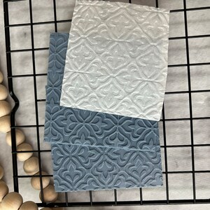Digital Tile 3D Textured Parchment Paper Embosser STL File for 3D Printing image 3