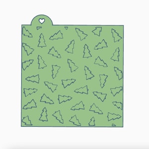 Digital- Christmas Tree 3D Textured Parchment Paper Embosser - STL File for 3D Printing