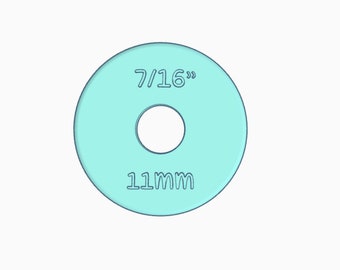 Digital- 11mm (7/16") Rolling Pin Ring Guide- Digital Download- STL File for 3D Printing