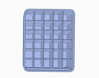 Digital- Standing 1oz Gel Food Color Organizers (30 Compartment) - Digital Download - STL File for 3D Printing