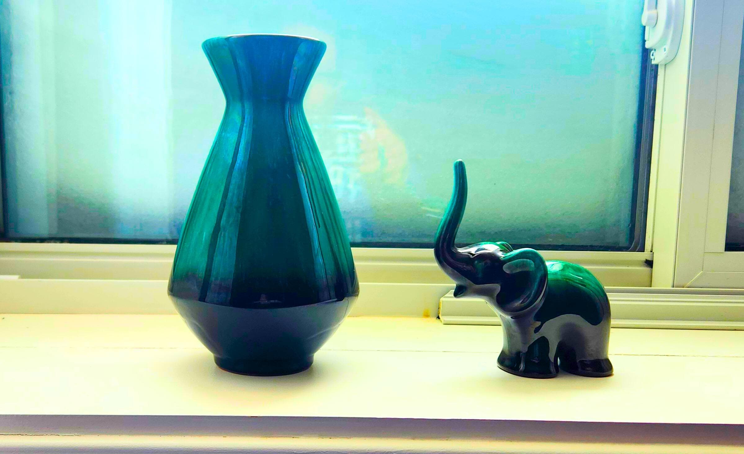 Buy Blue Elephant Vase Online In India - Etsy India