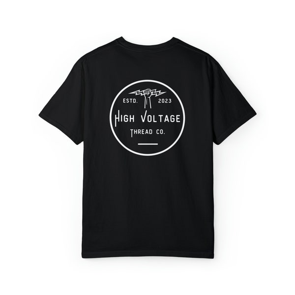High Voltage Thread co. T-shirt // Lineman T-shirt // Bluecollar T-shirt // Lineman Apparel // Lineman gift