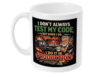 Hilarious Production Developer Mug Present - Ceramic