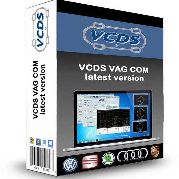 VCDS VAG-COM (neueste Version) Software komplett für Volkswagen Audi Skoda Porsche Seat Diagnose Diagnose Codierung Fahrzeug