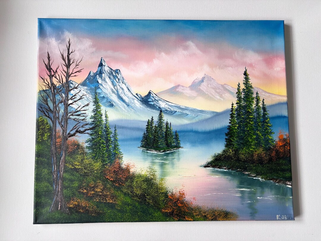 Original Handmade Nature Landscape Oil Painting on Canvas Art Home ...