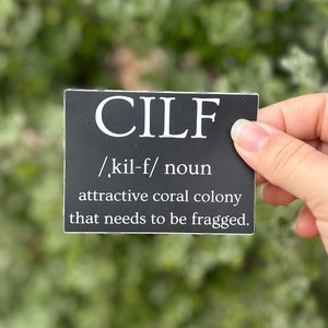 Coral I’d Like to Frag Sticker 3 inches | Saltwater Aquarium Hobbyist Gift | Gift for Coral Lover | Testing Day Sticker | Fish Tank