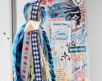 Team Conrad, The Summer I Turned Pretty shaker style bookmark, stocking stuffer, book club gifts,