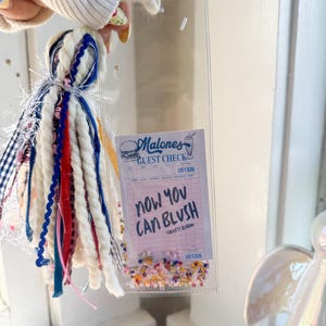 Handmade Hockey Romance Shaker Bookmark | Off Campus Malones Inspired, Now You Can Blush
