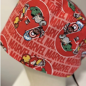 Men/Women Scrub Cap, Comic Kawaii