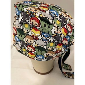 Men/Women Scrub Cap, Kawaii Cotton