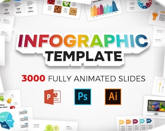 Animated Infographics PowerPoint Template Bundle