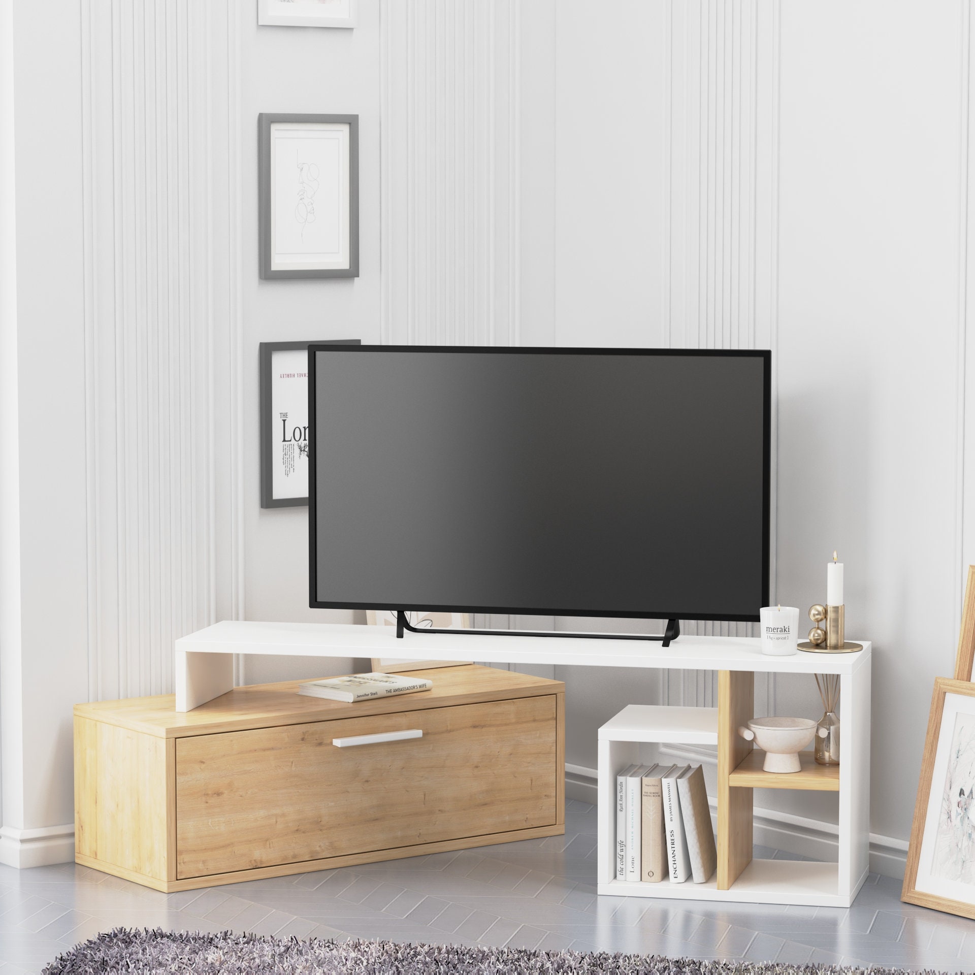 Hidden Tv Cabinet - Etsy UK
