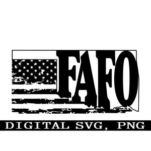 FAFO Oklahoma American Flag Design (Digital PNG, SVG)