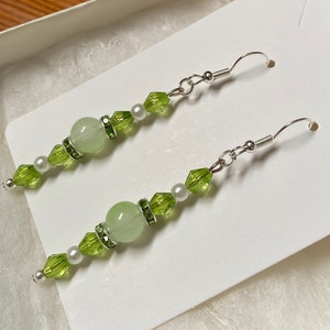 Orecchini Pendenti Della Collezione Chroma Verde