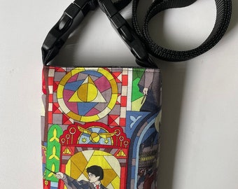 Cotton Freestyle Cup Sleeve Crossbody (Harry Potter Stained Glass)