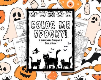 Color Me Spooky - Halloween Coloring and Joke Book!