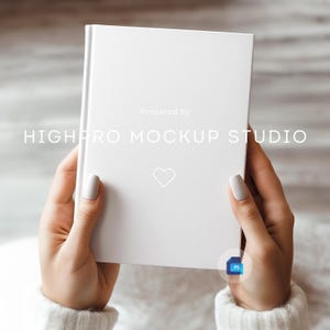 Hardcover Journal Mockup | Journal Mockup | Kdp book Mockup Template | simple book mockup