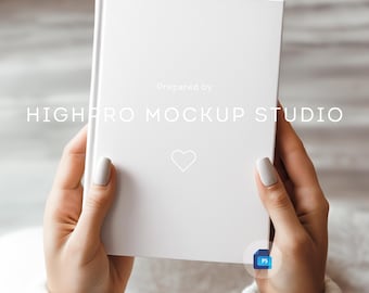 Hardcover-Journal Mockup | Journal Mockup | Kdp Buch Mockup Vorlage | einfaches Buch Mockup