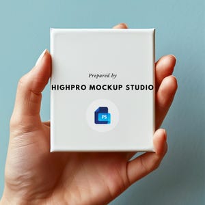 Vertical Canvas Mockup PSD | small canvas mockup | Simple Canvas Mockup | canvas held in hand psd