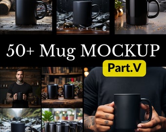 50+ black Mug Mockup Bundle,mug mockup,  Coffee Cup Mock up, black cup mockup, Black Mug Mockup, man black mug mockup