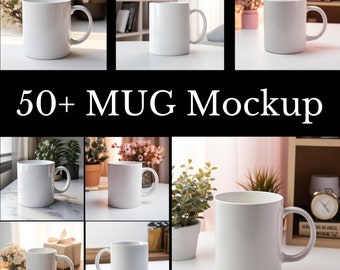 50+ Mug Mockup Bundle, mug mockup,  Coffee Cup Mock up, modern Mock Up, White Mug Mockup,  Plain Mug Mockup, 11oz mug mockup