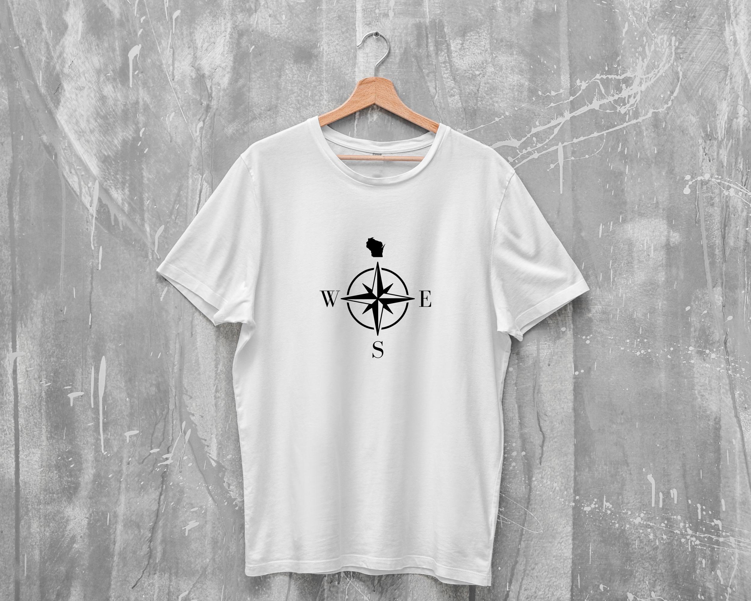 Northern Wi Vector Wisconsin Svg, up North Svg, Compass Png, WI, Files for Cricut ...