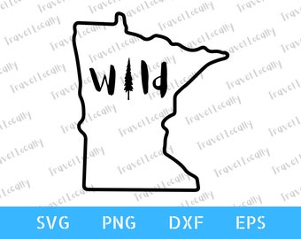 Minnesota svg, Nature svg, Outdoors png, Files for Cricut, Wild, Transparent Background, svg, 300 dpi png, dxf, eps