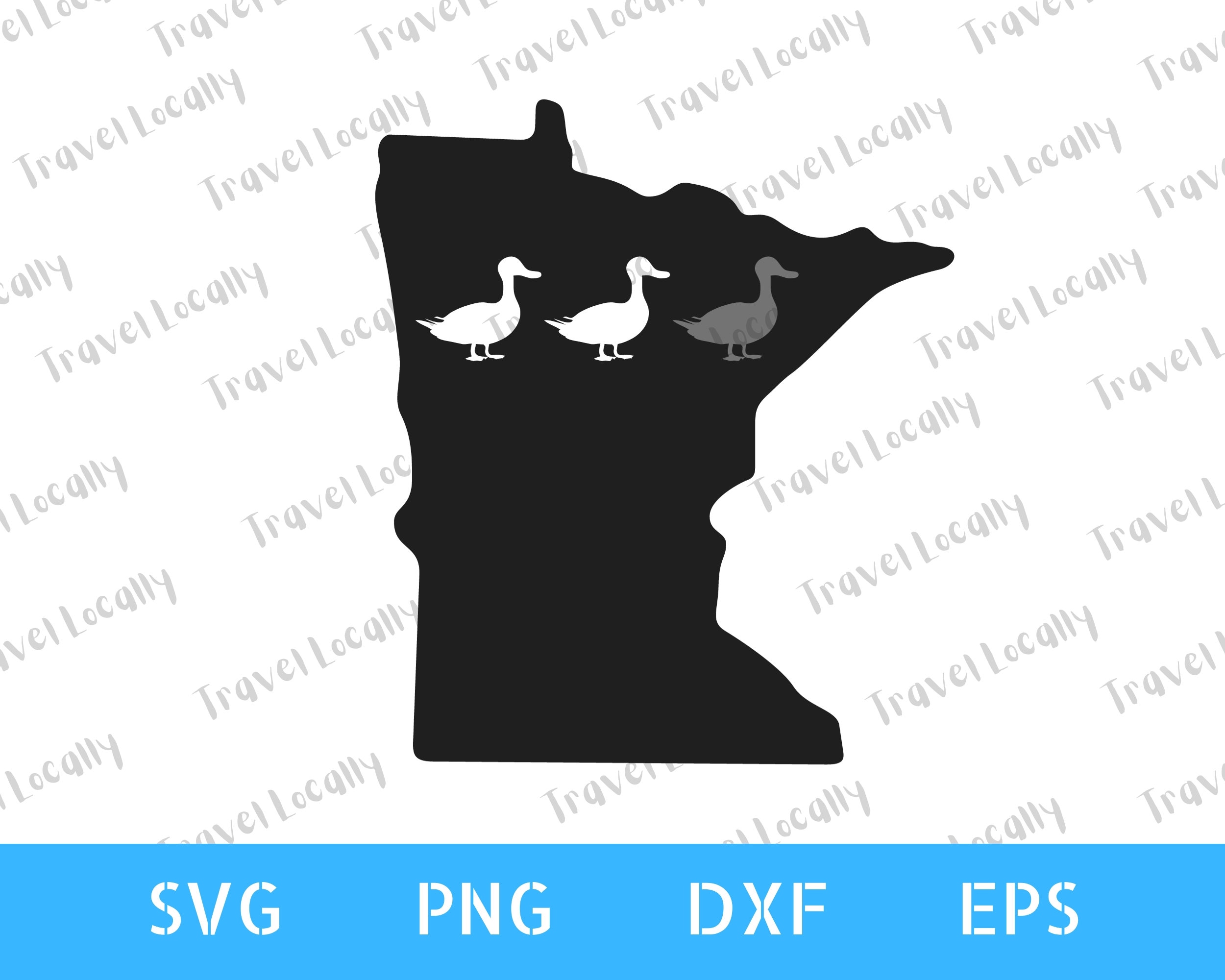 Minnesota Svg Duck Duck Grey Duck Svg Minnesota Outline MN Digital Il Fullxfull.5538986183 Keqx 