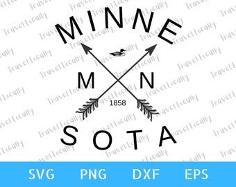Minnesota svg, arrows, loon png, cutting machine, MN, Transparent Background, svg, 300 dpi png, dxf, eps